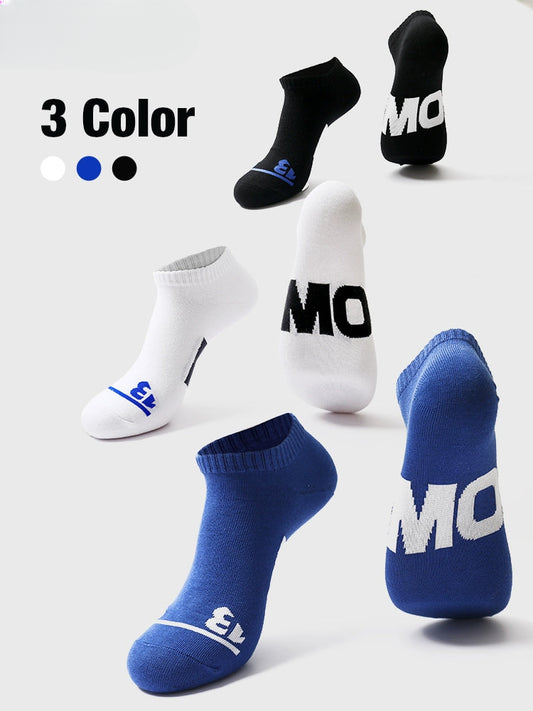 13th Anniversary Men's Training Socks Autumn Sweat Absorbent Breathable Short Spring and Summer Sports Socks