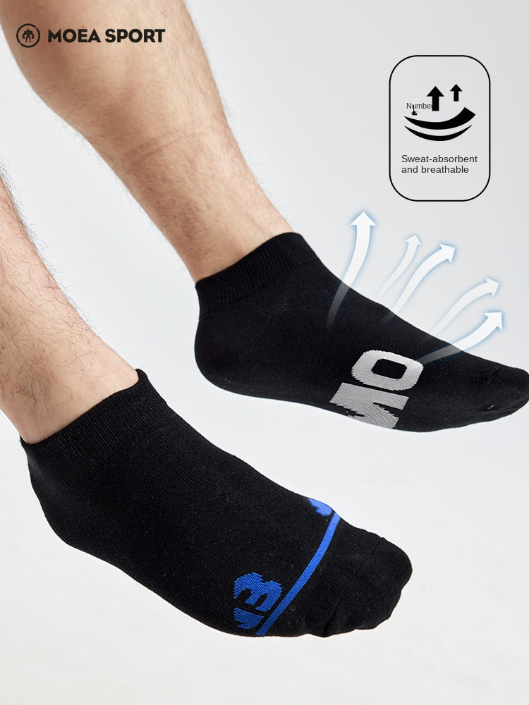 13th Anniversary Men's Training Socks Autumn Sweat Absorbent Breathable Short Spring and Summer Sports Socks